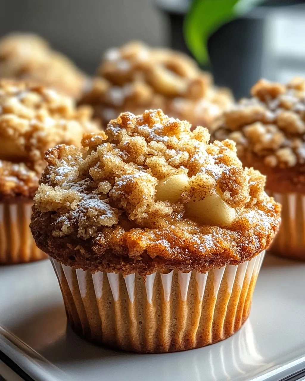 Saftige Apfel-Zimt-Streusel-Muffins wie vom Bäcker