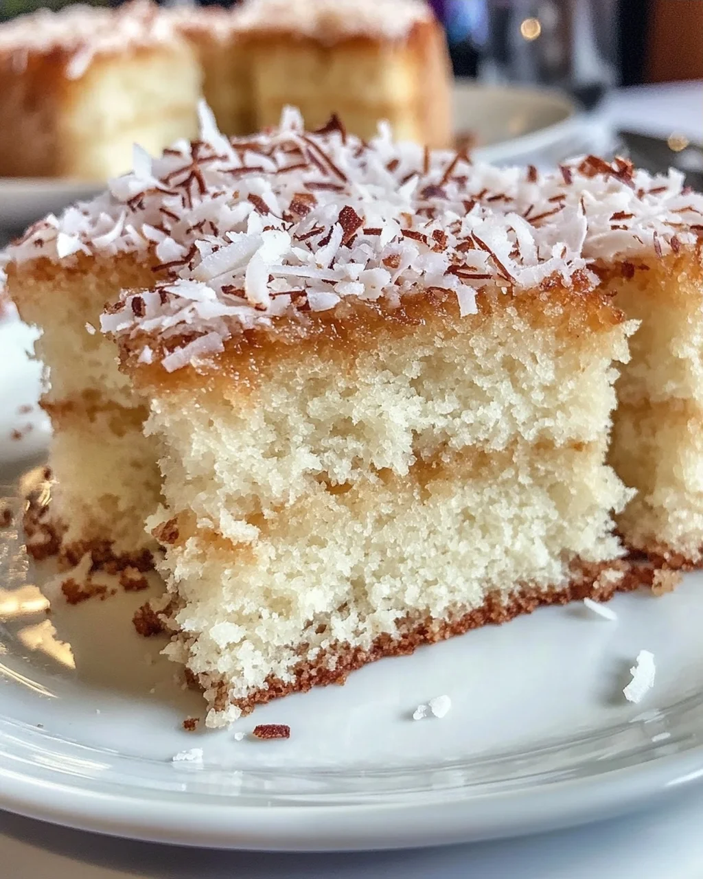 Saftiger Kokosnusskuchen