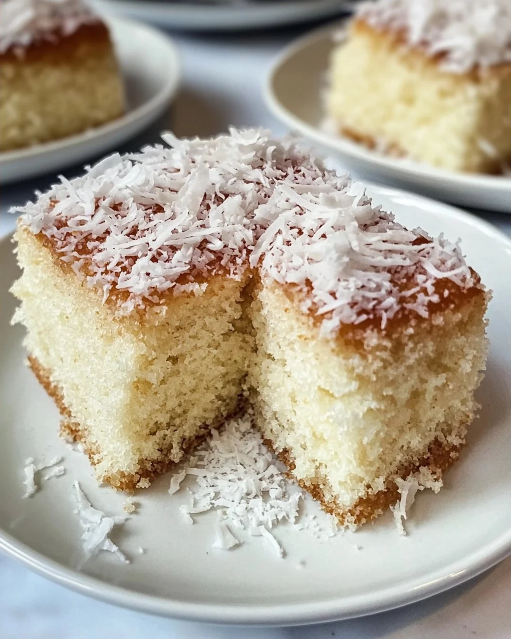 Saftiger Kokosnusskuchen