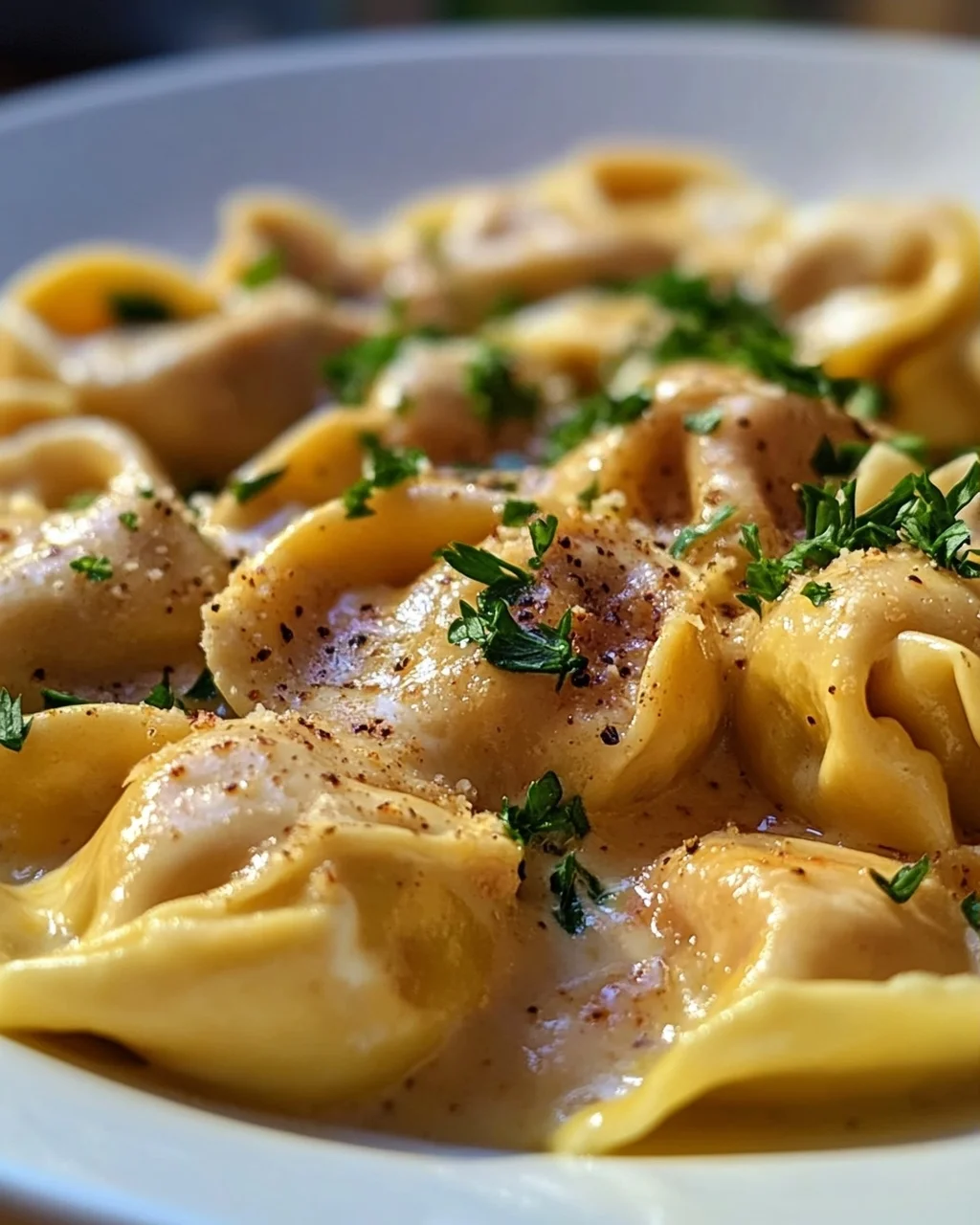 Schnelle Käse Sahne Soße für Nudeln