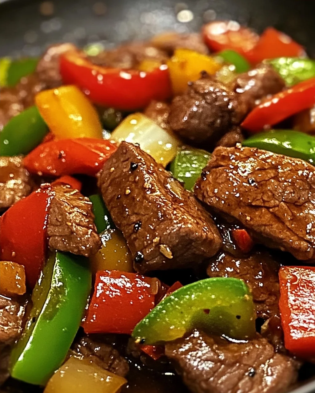 Schwarzer Pfeffer Rindfleisch im Handumdrehen