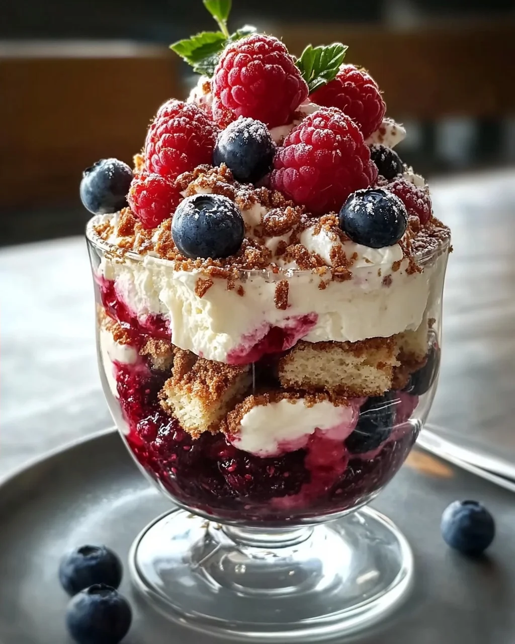 Spekulatius Tiramisu mit alkoholfreien Beeren – Genuss pur!