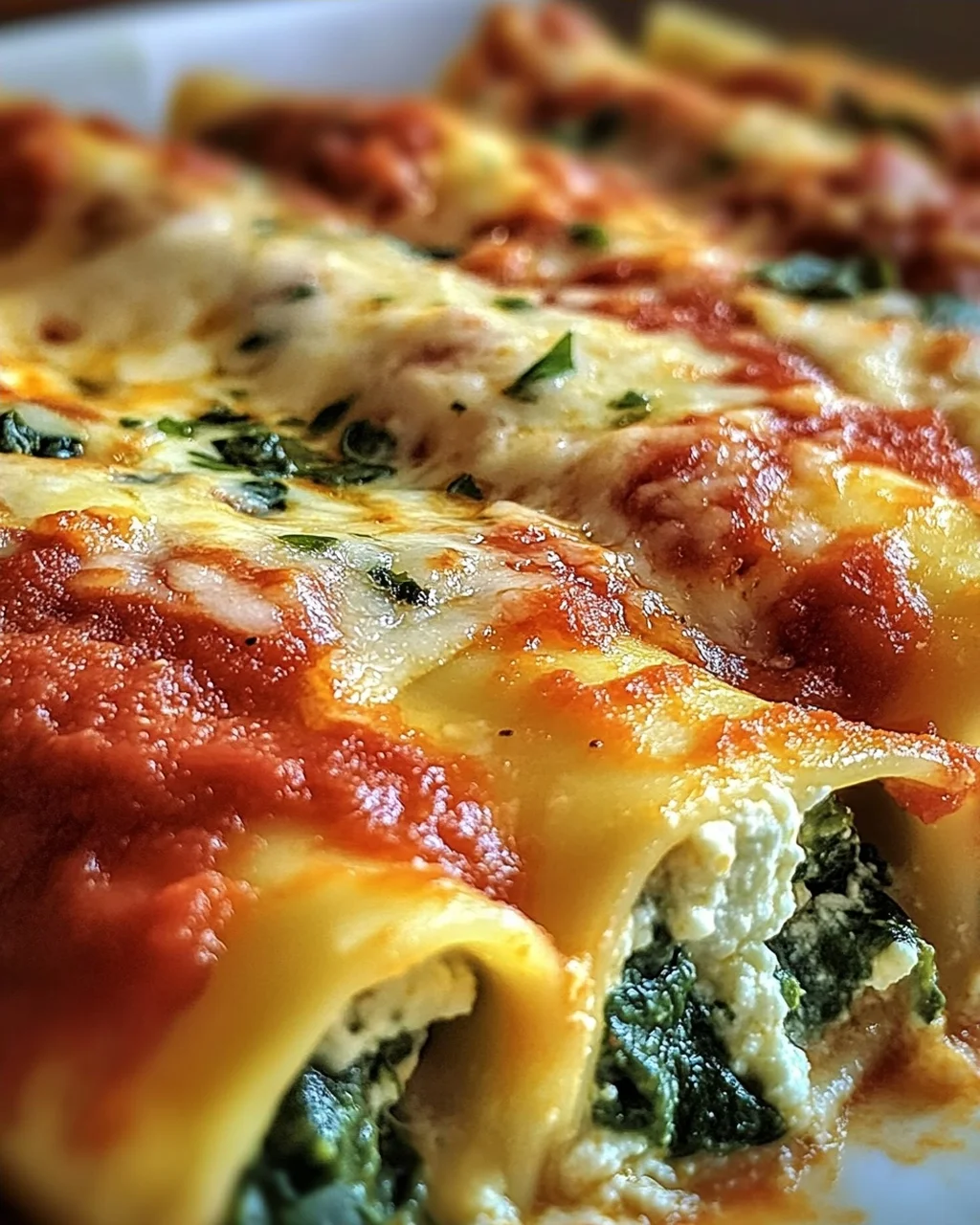 Spinat-Ricotta-Cannelloni