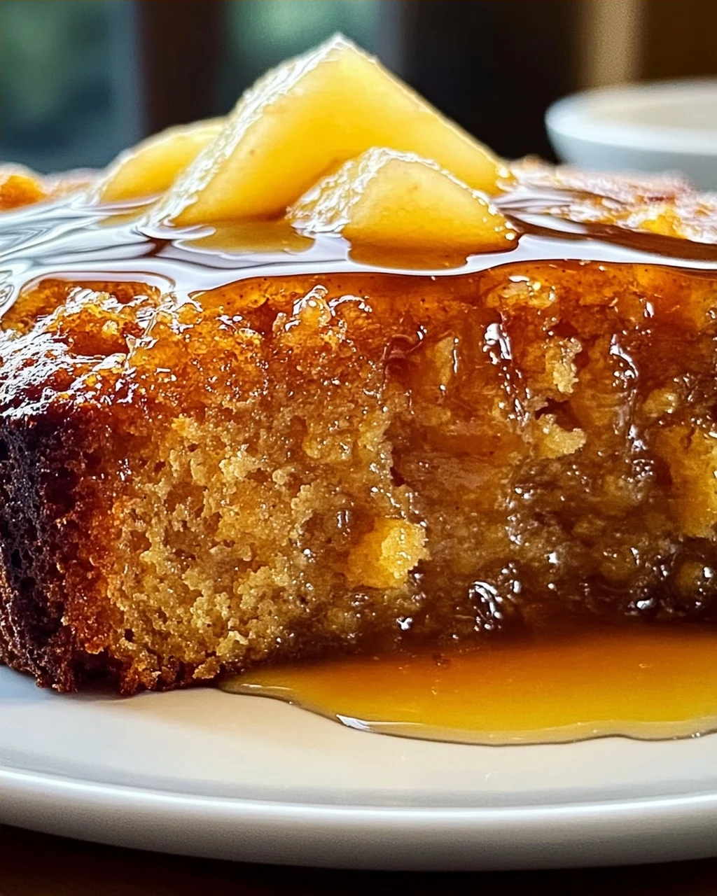 Sticky Pear and Ginger Cake