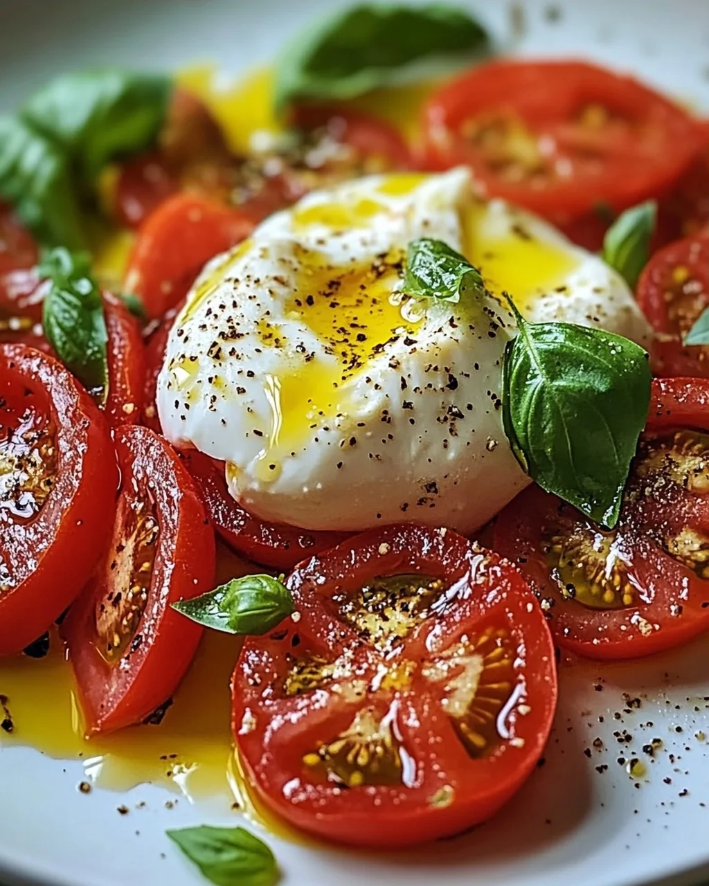 Tomatensalat mit Burrata