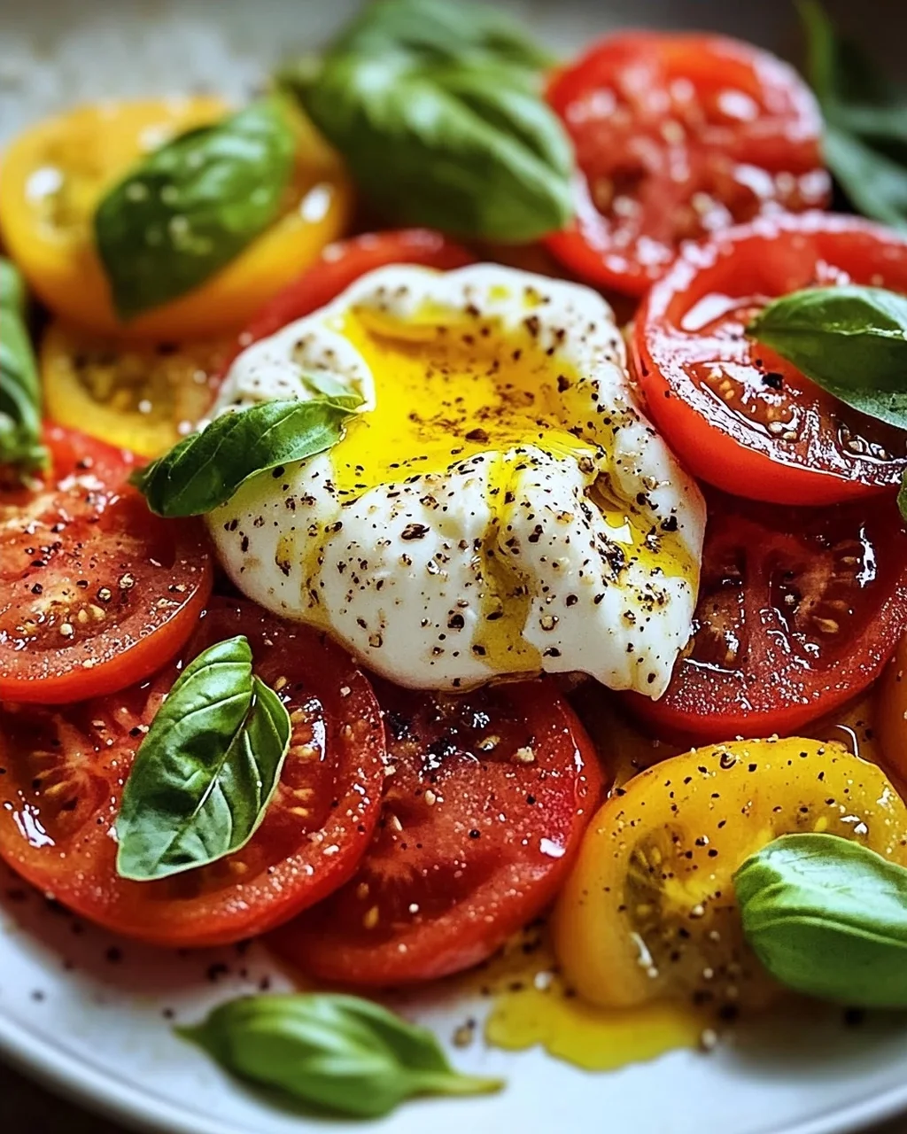 Tomatensalat mit Burrata