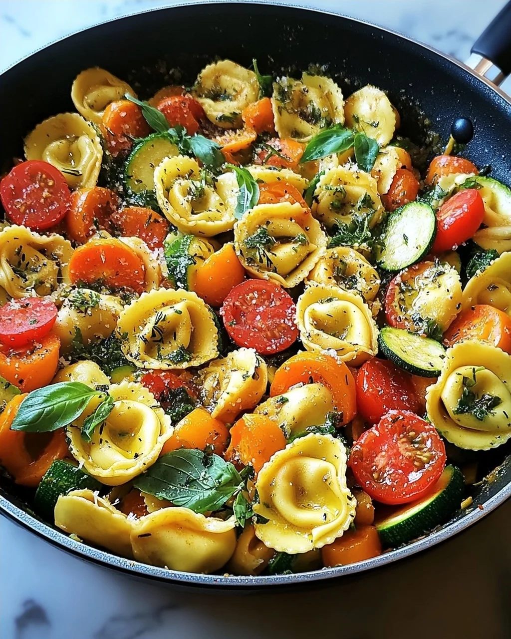 Tortellini-Gemüsepfanne
